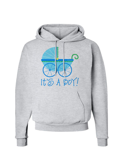 It's a Boy - Baby Boy Carriage Hoodie Sweatshirt-Hoodie-TooLoud-AshGray-Small-Davson Sales