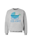 It's a Boy - Baby Boy Carriage Sweatshirt-Sweatshirts-TooLoud-AshGray-Small-Davson Sales