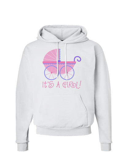 It's a Girl - Baby Carriage Hoodie Sweatshirt-Hoodie-TooLoud-White-Small-Davson Sales