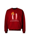 It's All Fun and Games - Wiener Adult Dark Sweatshirt by TooLoud-Sweatshirts-TooLoud-Deep-Red-Small-Davson Sales