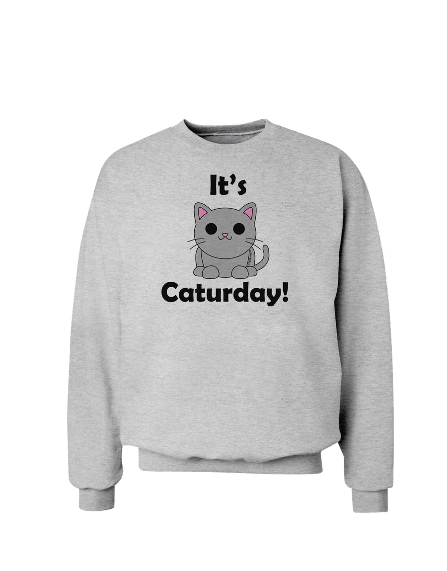 It's Caturday Cute Cat Design Sweatshirt by TooLoud-Sweatshirts-TooLoud-White-Small-Davson Sales