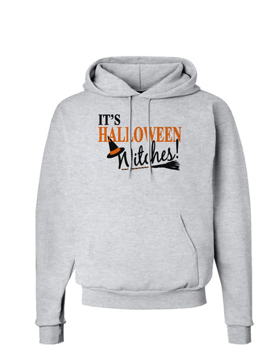 It's Halloween Witches Hat Hoodie Sweatshirt-Hoodie-TooLoud-AshGray-Small-Davson Sales