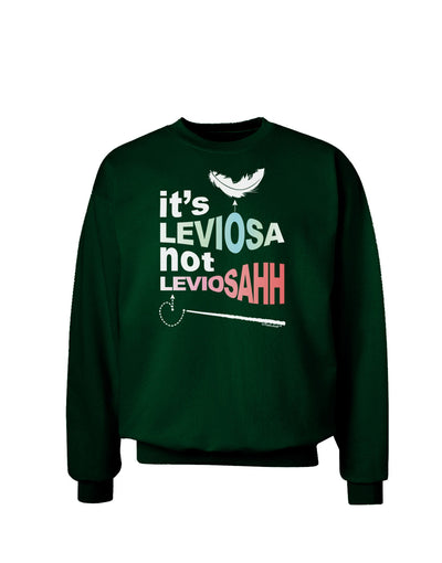 It's LeviOsa not LeviosAHH Adult Dark Sweatshirt-Sweatshirts-TooLoud-Deep-Forest-Green-Small-Davson Sales