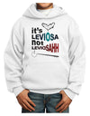 It's LeviOsa not LeviosAHH Youth Hoodie Pullover Sweatshirt-Youth Hoodie-TooLoud-White-XS-Davson Sales