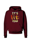 It's Lit Fam Dark Hoodie Sweatshirt-Hoodie-TooLoud-Maroon-Small-Davson Sales