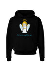 I've Been An Angel This Year Cute Christmas Angel Dark Hoodie Sweatshirt-Hoodie-TooLoud-Black-Small-Davson Sales