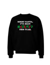 I've Been Naughty This Year Adult Dark Sweatshirt-Sweatshirts-TooLoud-Black-Small-Davson Sales