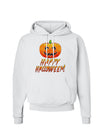 Jack-O-Lantern Watercolor Halloween Hoodie Sweatshirt-Hoodie-TooLoud-White-Small-Davson Sales