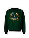 Jack O Lanterns Point of View Pumpkin Adult Dark Sweatshirt-Sweatshirts-TooLoud-Deep-Forest-Green-Small-Davson Sales