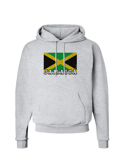 Jamaica Flag Hoodie Sweatshirt-Hoodie-TooLoud-AshGray-Small-Davson Sales