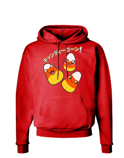 Japanese Kawaii Candy Corn Halloween Dark Hoodie Sweatshirt-Hoodie-TooLoud-Red-Small-Davson Sales