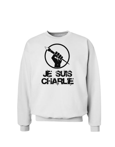 Je Suis Charlie Sweatshirt-Sweatshirts-TooLoud-White-Small-Davson Sales