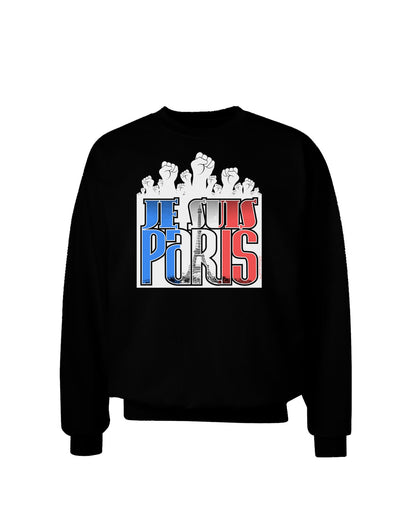 Je Suis Paris - Strong Adult Dark Sweatshirt by-Sweatshirts-TooLoud-Black-Small-Davson Sales