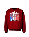 Je Suis Paris - Strong Adult Dark Sweatshirt by-Sweatshirts-TooLoud-Deep-Red-Small-Davson Sales