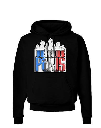 Je Suis Paris - Strong Dark Hoodie Sweatshirt by-Hoodie-TooLoud-Black-Small-Davson Sales