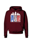 Je Suis Paris - Strong Dark Hoodie Sweatshirt by-Hoodie-TooLoud-Maroon-Small-Davson Sales