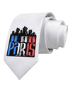 Je Suis Paris - Strong Printed White Necktie by