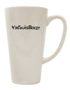 JeSuisBacon 16 Ounce Conical Latte Coffee Mug - Expertly Crafted Drinkware-Conical Latte Mug-TooLoud-White-Davson Sales