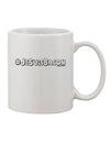 JeSuisBacon Deco Printed 11 oz Coffee Mug - Expertly Crafted Drinkware-11 OZ Coffee Mug-TooLoud-White-Davson Sales