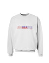 JesUSAves - Jesus Saves USA Design Sweatshirt by TooLoud-Sweatshirts-TooLoud-White-Small-Davson Sales