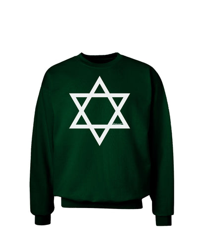 Jewish Star of David Adult Dark Sweatshirt by TooLoud-Sweatshirts-TooLoud-Deep-Forest-Green-Small-Davson Sales