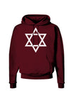 Jewish Star of David Dark Hoodie Sweatshirt by TooLoud-Hoodie-TooLoud-Maroon-Small-Davson Sales