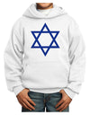 Jewish Star of David Youth Hoodie Pullover Sweatshirt by TooLoud-Youth Hoodie-TooLoud-White-XS-Davson Sales