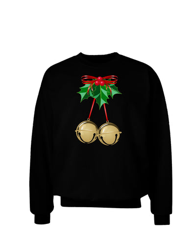 Jingle Balls Adult Dark Sweatshirt-Sweatshirts-TooLoud-Black-Small-Davson Sales