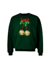 Jingle Balls Adult Dark Sweatshirt-Sweatshirts-TooLoud-Deep-Forest-Green-Small-Davson Sales