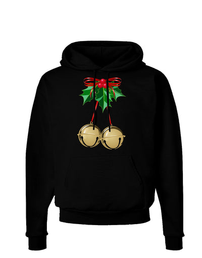 Jingle Balls Dark Hoodie Sweatshirt-Hoodie-TooLoud-Black-Small-Davson Sales