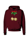 Jingle Balls Dark Hoodie Sweatshirt-Hoodie-TooLoud-Maroon-Small-Davson Sales