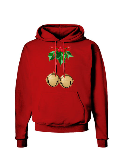 Jingle Balls Dark Hoodie Sweatshirt-Hoodie-TooLoud-Red-Small-Davson Sales