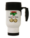 Jingle My Bells Stainless Steel 14oz Travel Mug-Travel Mugs-TooLoud-White-Davson Sales