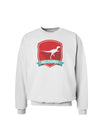 Jurassic Abelisaurus Dinosaur Design Sweatshirt by TooLoud-Sweatshirts-TooLoud-White-Small-Davson Sales