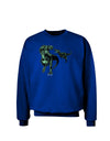 Jurassic Dinosaur Design 1 Adult Dark Sweatshirt by TooLoud-Sweatshirts-TooLoud-Deep-Royal-Blue-Small-Davson Sales