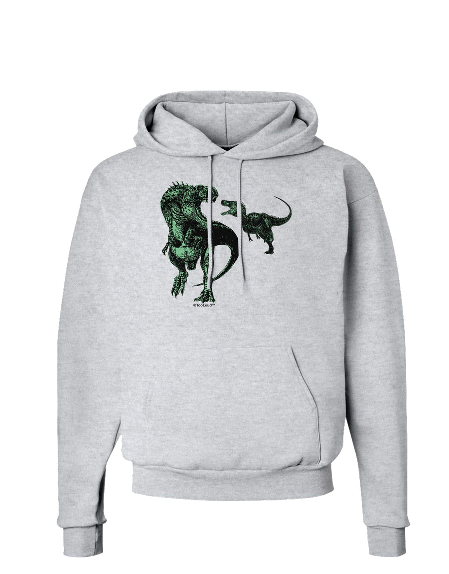 Jurassic Dinosaur Design 1 Hoodie Sweatshirt by TooLoud-Hoodie-TooLoud-White-Small-Davson Sales