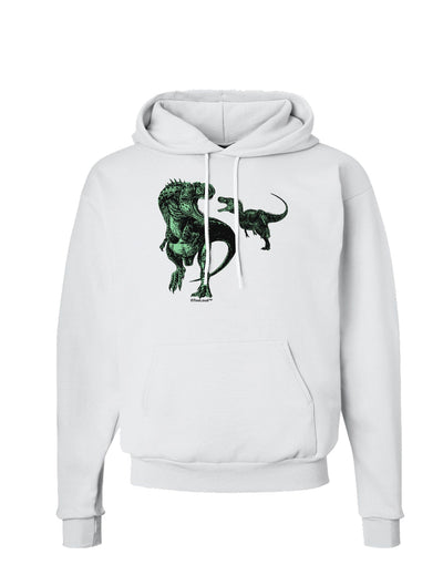 Jurassic Dinosaur Design 1 Hoodie Sweatshirt by TooLoud-Hoodie-TooLoud-White-Small-Davson Sales