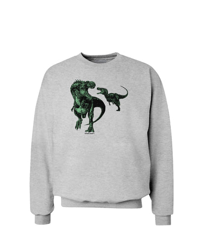 Jurassic Dinosaur Design 1 Sweatshirt by TooLoud-Sweatshirts-TooLoud-AshGray-Small-Davson Sales