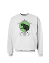 Jurassic Dinosaur Face Sweatshirt by TooLoud-Sweatshirts-TooLoud-White-Small-Davson Sales