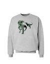 Jurassic Dinosaur Metallic - Silver Sweatshirt by TooLoud-Sweatshirts-TooLoud-AshGray-Small-Davson Sales