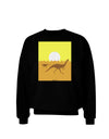 Jurassic Dinosaur Sunrise Adult Dark Sweatshirt by TooLoud-Sweatshirts-TooLoud-Black-Small-Davson Sales