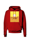 Jurassic Dinosaur Sunrise Dark Hoodie Sweatshirt by TooLoud-Hoodie-TooLoud-Red-Small-Davson Sales