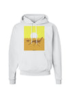 Jurassic Dinosaur Sunrise Hoodie Sweatshirt by TooLoud-Hoodie-TooLoud-White-Small-Davson Sales