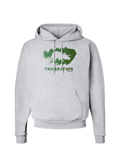 Jurassic Triceratops Design Hoodie Sweatshirt by TooLoud-Hoodie-TooLoud-AshGray-Small-Davson Sales