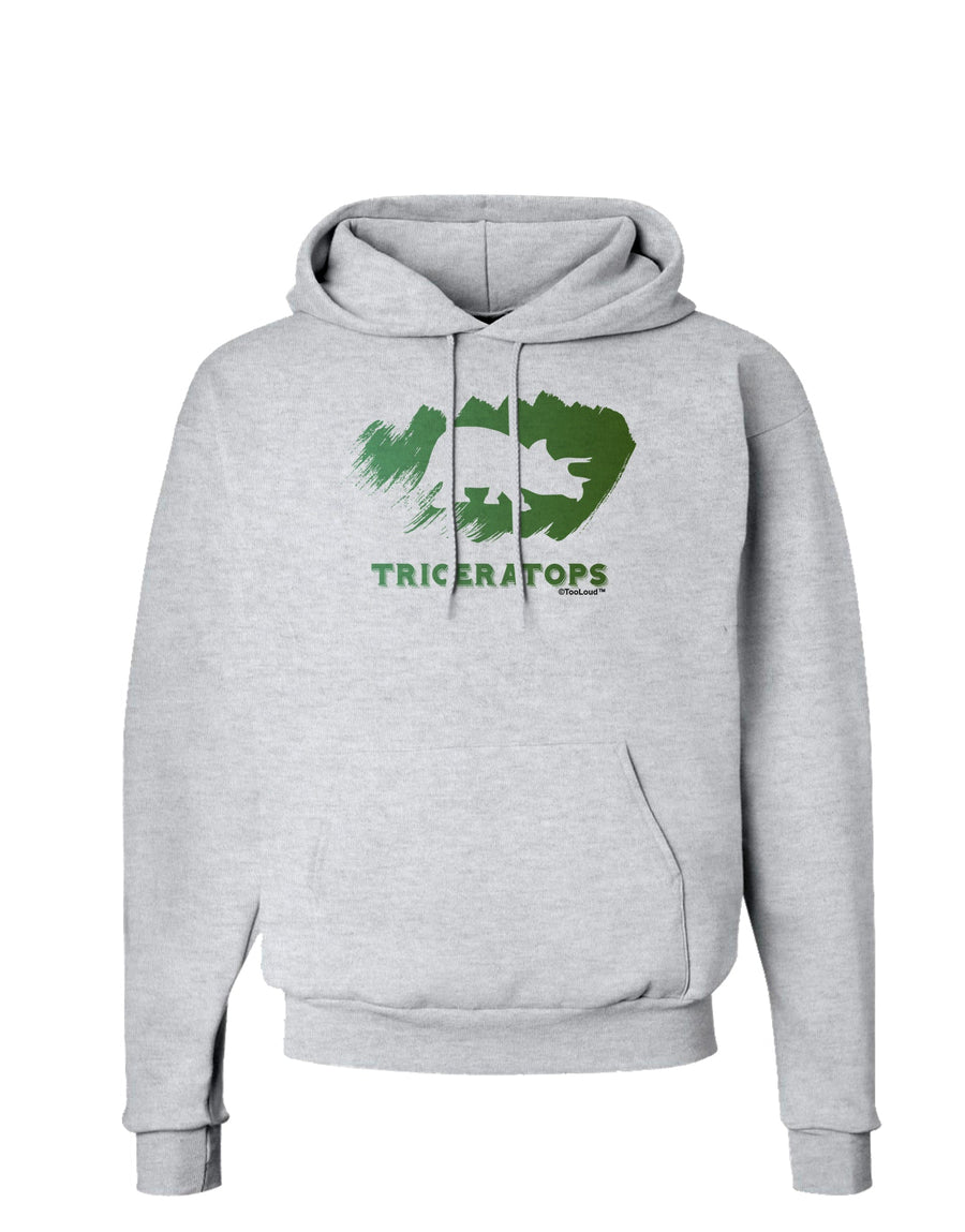 Jurassic Triceratops Design Hoodie Sweatshirt by TooLoud-Hoodie-TooLoud-White-Small-Davson Sales