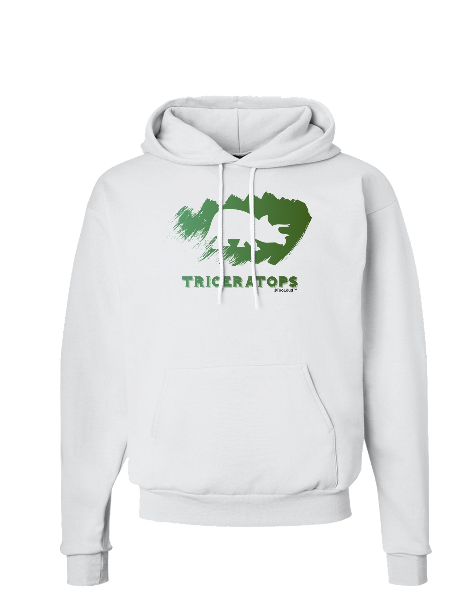 Jurassic Triceratops Design Hoodie Sweatshirt by TooLoud-Hoodie-TooLoud-White-Small-Davson Sales