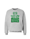 Just Here For The Green Beer Sweatshirt-Sweatshirts-TooLoud-AshGray-Small-Davson Sales