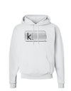 K Text Bubble Hoodie Sweatshirt-Hoodie-TooLoud-White-Small-Davson Sales