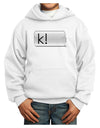 K Text Bubble Youth Hoodie Pullover Sweatshirt-Youth Hoodie-TooLoud-White-XS-Davson Sales