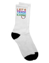 Kandi Adult Crew Socks - A Must-Have for Fashionable Trade Enthusiasts - TooLoud-Socks-TooLoud-White-Ladies-4-6-Davson Sales